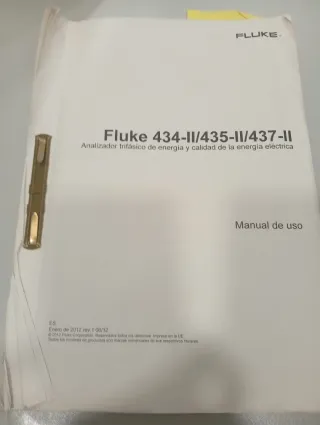 Analizador Fluke 435-II Calidad Energía