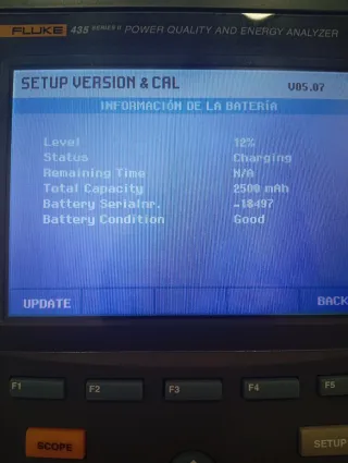 Analizador Fluke 435-II Calidad Energía