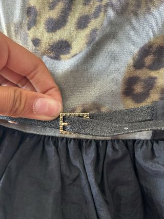 Vestido niña con bolso estampado