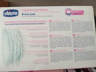 Chicco Coppette Assorbilatte - 60 uds
