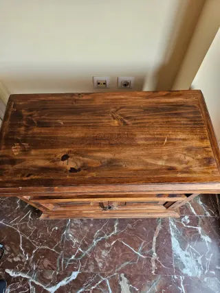 Mueble TV madera rústico