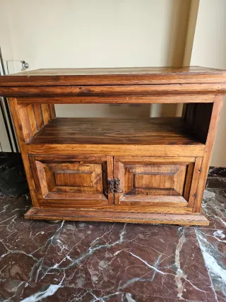 Mueble TV madera rústico