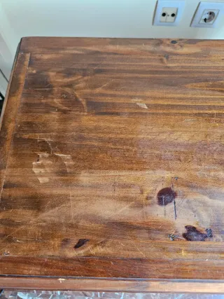 Mueble TV madera rústico