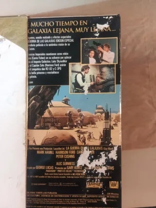 Trilogía Star Wars VHS Edición Especial