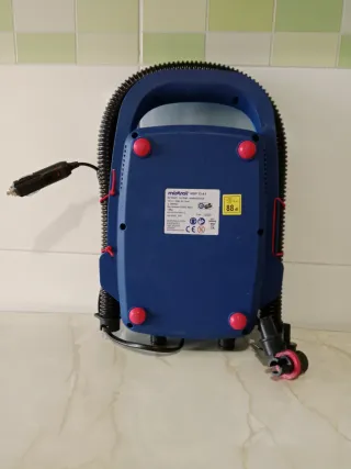 Bomba de aire eléctrica azul