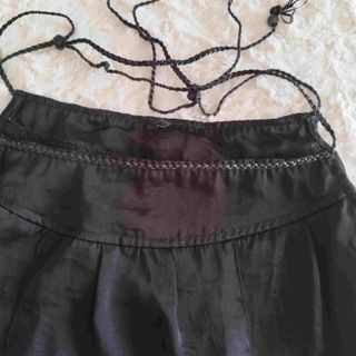 Mono corto de noche negro M