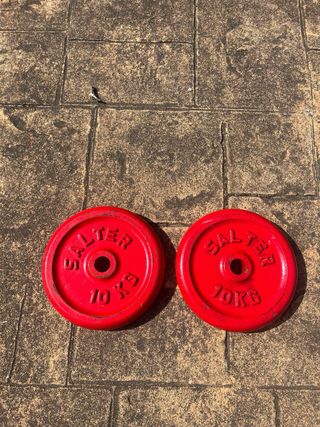 Discos de pesa Salter 10 kg (2 unidades)