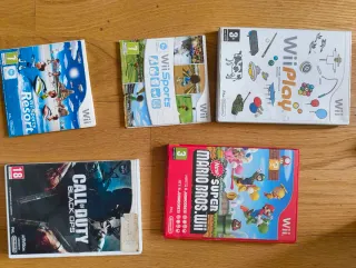 Nintendo Wii Negra + Juegos