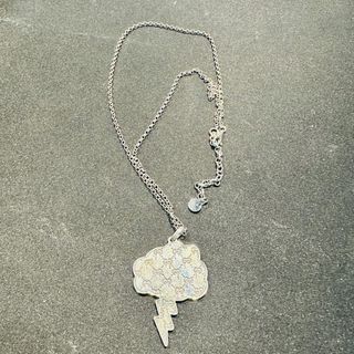 Collana Gucci Nuvola Fulmine Argento
