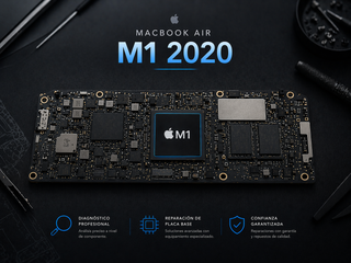 Solución de Placa Base Macbook Air M1 2020 (A2337)