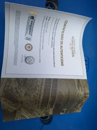 Asiento Vicente Calderón con Certificado