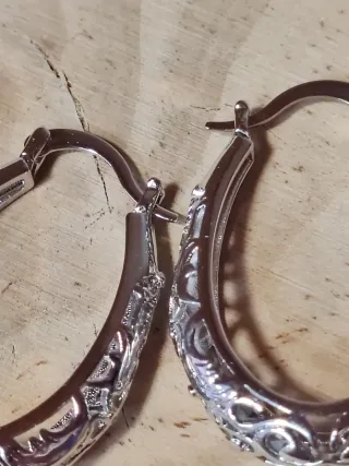 Aros Plata 925 Filigrana