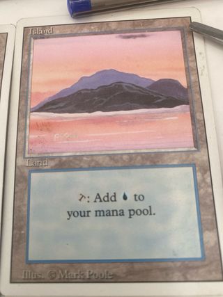 4 Cartas Magic The Gathering Island Antiguas