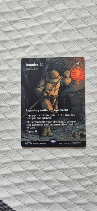 Carta Magic Donnie's Bō Shadowspear