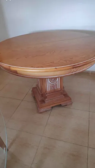 Juego de 4 sillas de comedor de madera