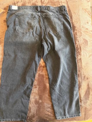 Vaqueros Mom Mango negros