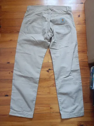 Pantalones Carhartt Beige y Gris