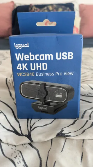 Webcam USB 4K UHD Iggual Negra