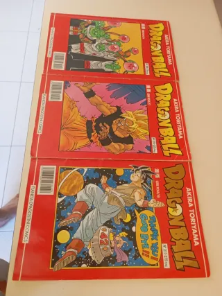 Comics, dragon ball, últimos 3 números, serie roja