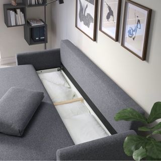Sofá Cama IKEA GRUNNARP 3 Plazas Gris