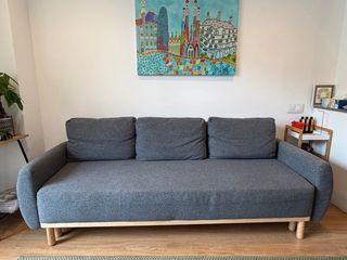 Sofá Cama IKEA GRUNNARP 3 Plazas Gris