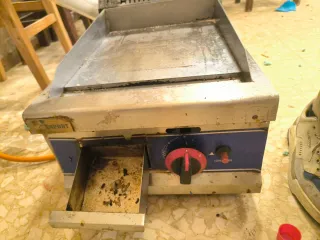 Plancha cocina industrial