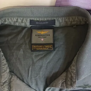 Polo Aeronautica Militare manga larga