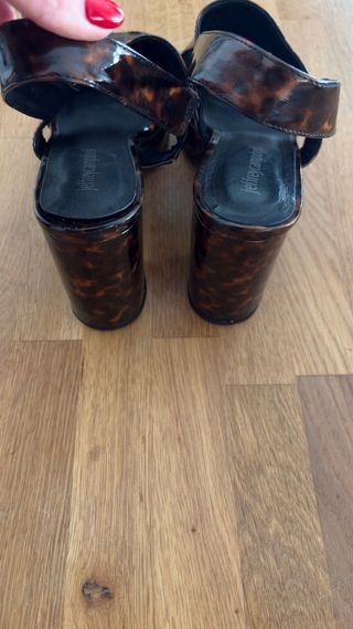 Sandalias plataforma carey T.40