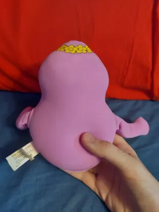 Due peluche di sabbia dei Barbapapà
