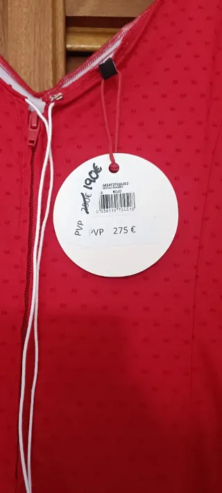 Vestido Flamenca/Gitana Rojo Talla Única