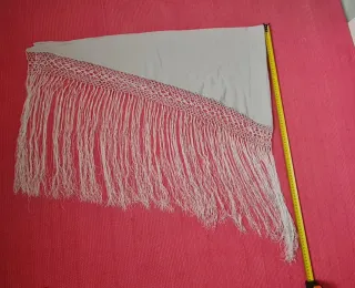 Mantoncillo Flamenca gris
