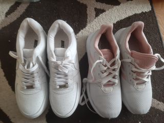 Lote Zapatillas Nike y Adidas Blancas Rosas a 5 €