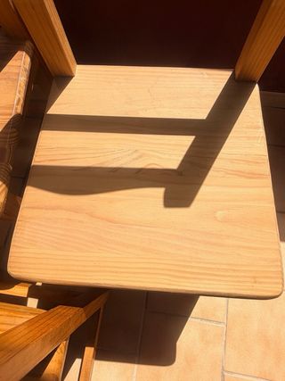 6 Sillas de Madera Pino