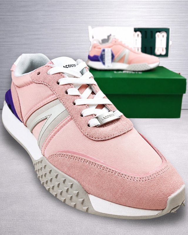 Lacoste L-Spin Deluxe Ante Rosa T.38 Mujer Nuevas