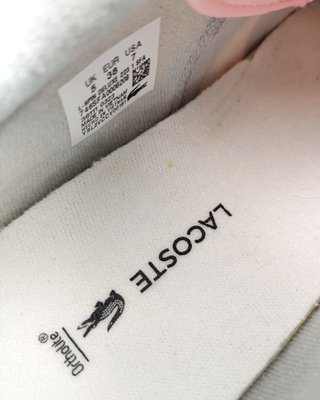 Lacoste L-Spin Deluxe Ante Rosa T.38 Mujer Nuevas