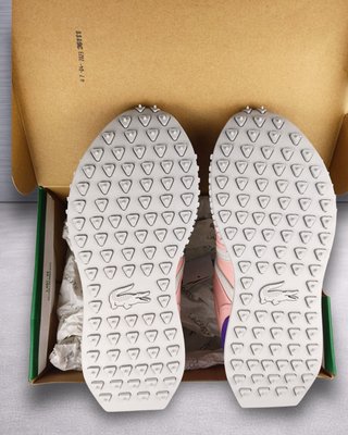 Lacoste L-Spin Deluxe Ante Rosa T.38 Mujer Nuevas