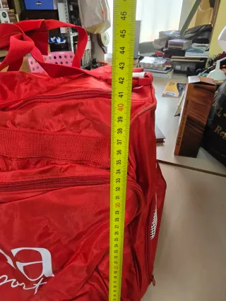 Bolso Fortuna Motor Sport Gran Capacidad Rojo