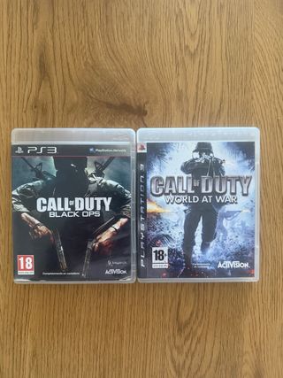 Pack Call of Duty PS3: Black Ops y World at War