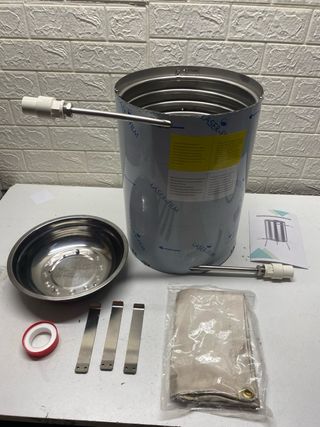 Calentador de agua a leña para piscina