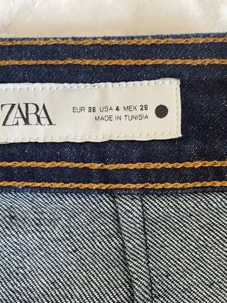Pantalón vaquero ancho azul