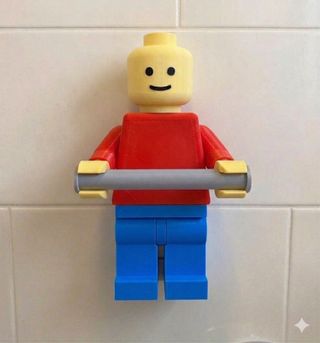 Portarotolo Lego Uomo Rosso Blu