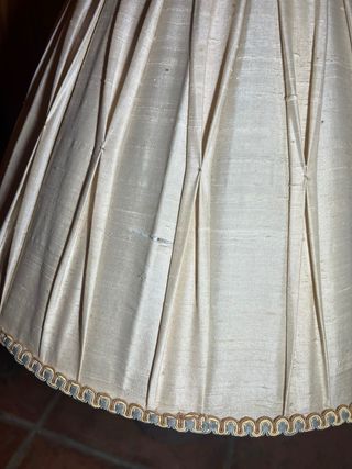 Lámparas de mesa cerámica morada y beige