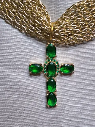 Collar de 2 vueltas con cruz