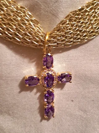 Collar de 2 vueltas con cruz