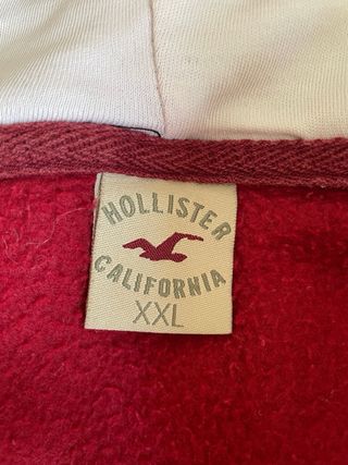 Sudadera Hollister  color granate