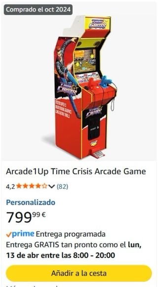 Máquina Arcade Time Crisis