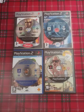 Pacchetto 4 Videogiochi PS2: MotoGP 4, NFS Underground