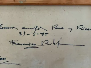 Cuadro Óleo Francisco Rodríguez Salamanca