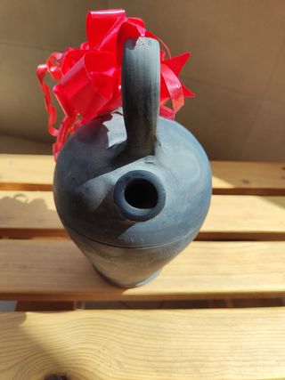 Botijo Cerámica Negra Verdú