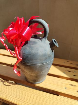Botijo Cerámica Negra Verdú